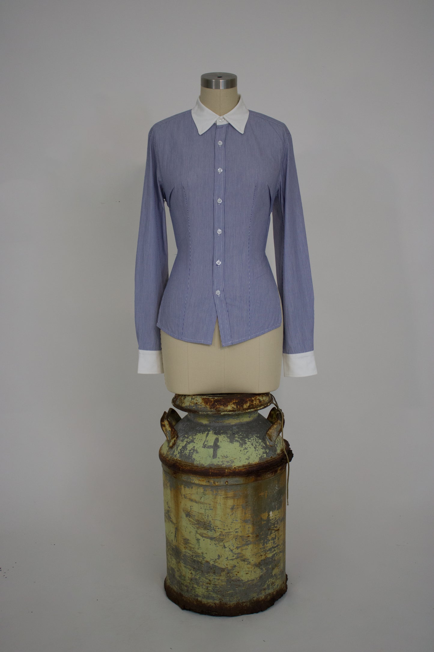 Backless Button Down