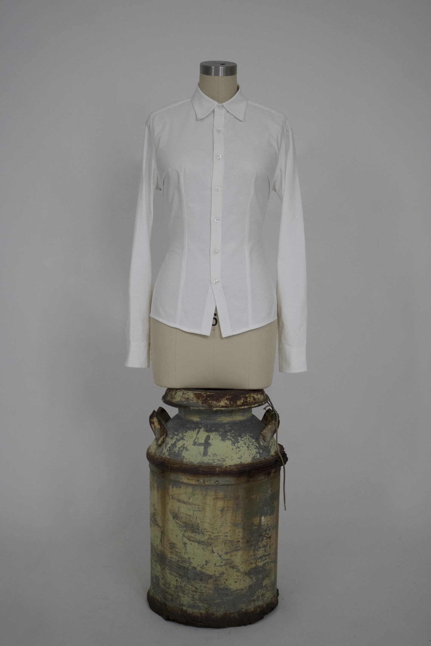 Backless Button Down