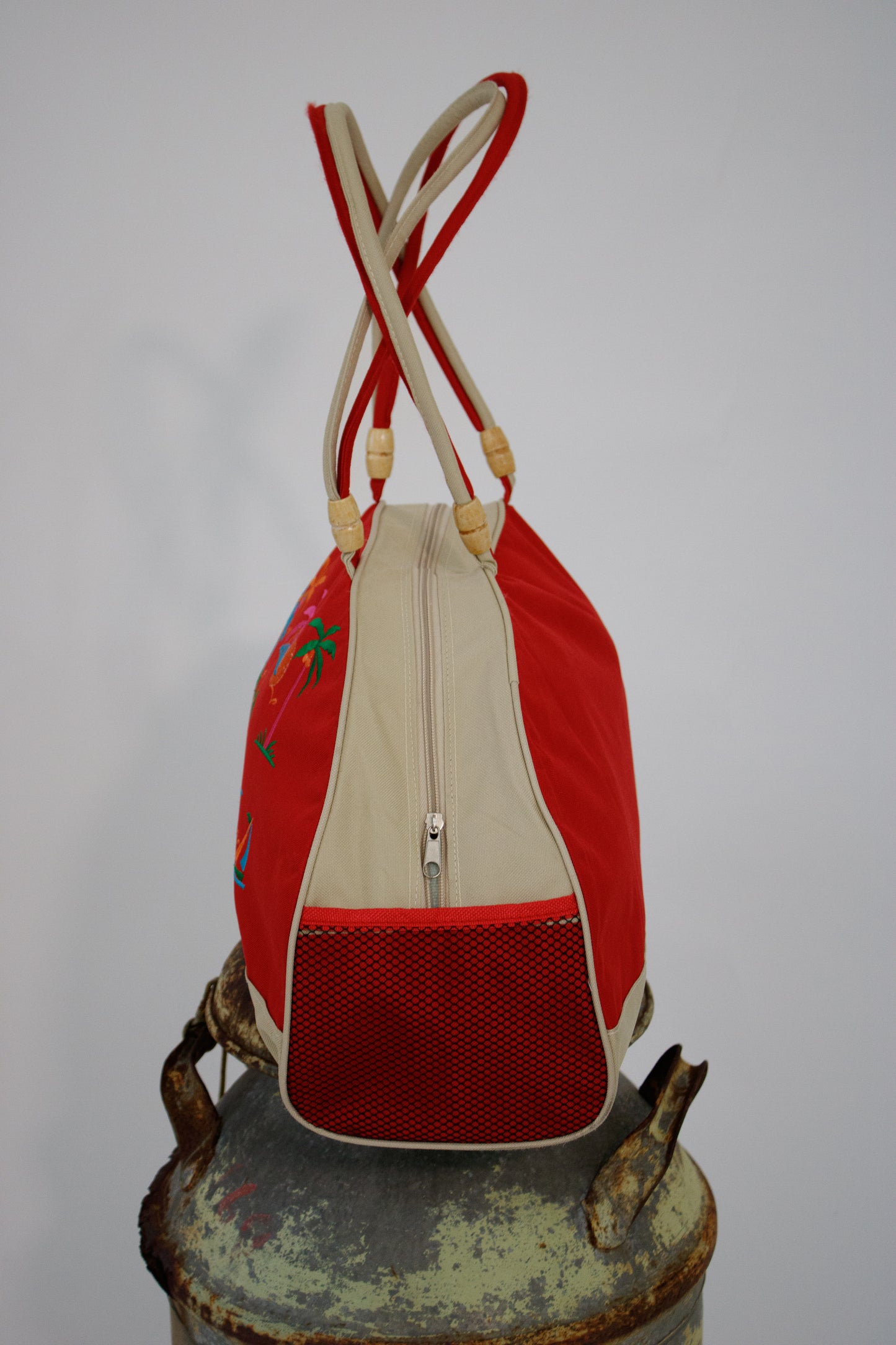 Vintage Barbados Beach Bag