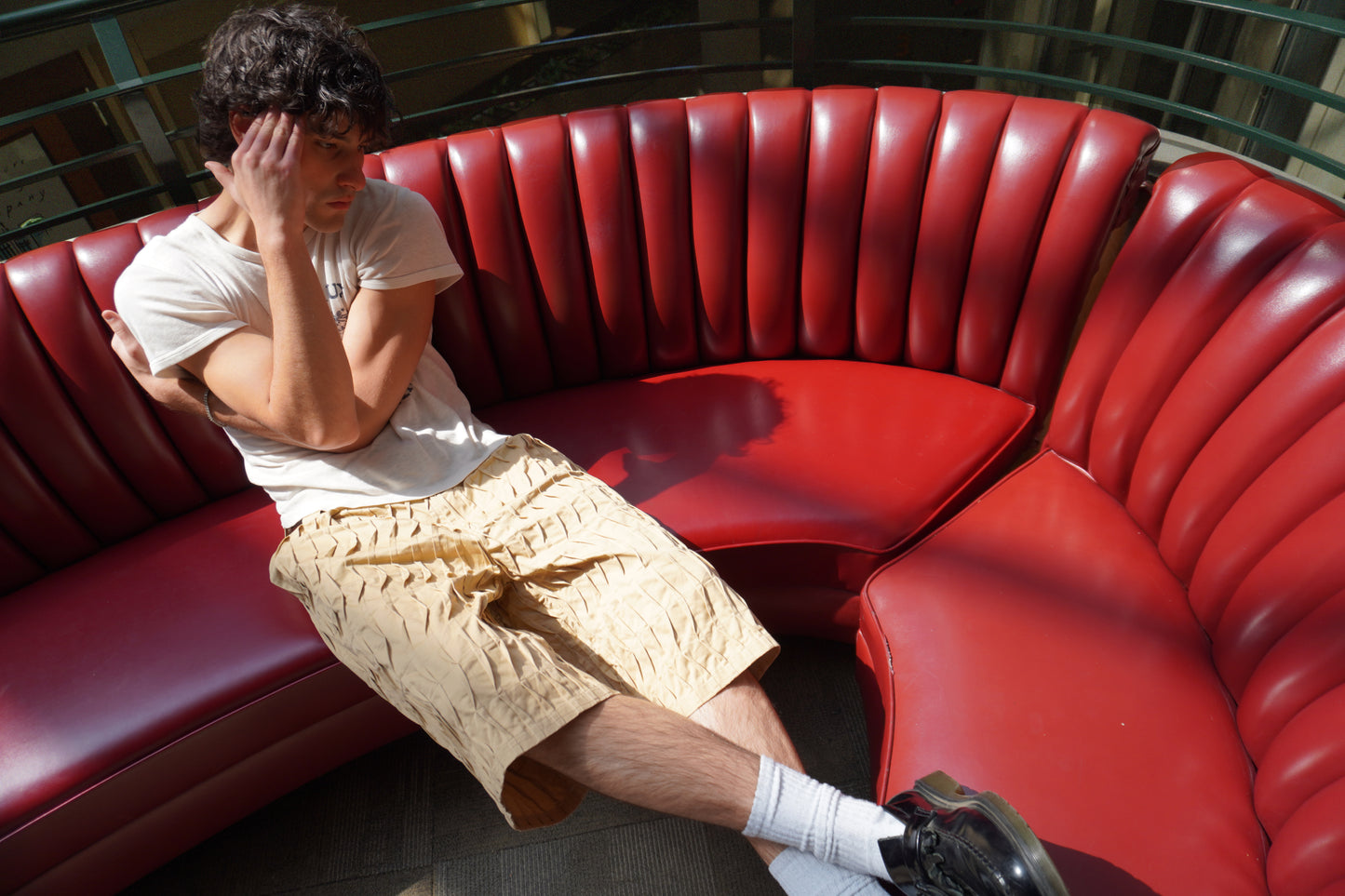 Pleated Sandler Short