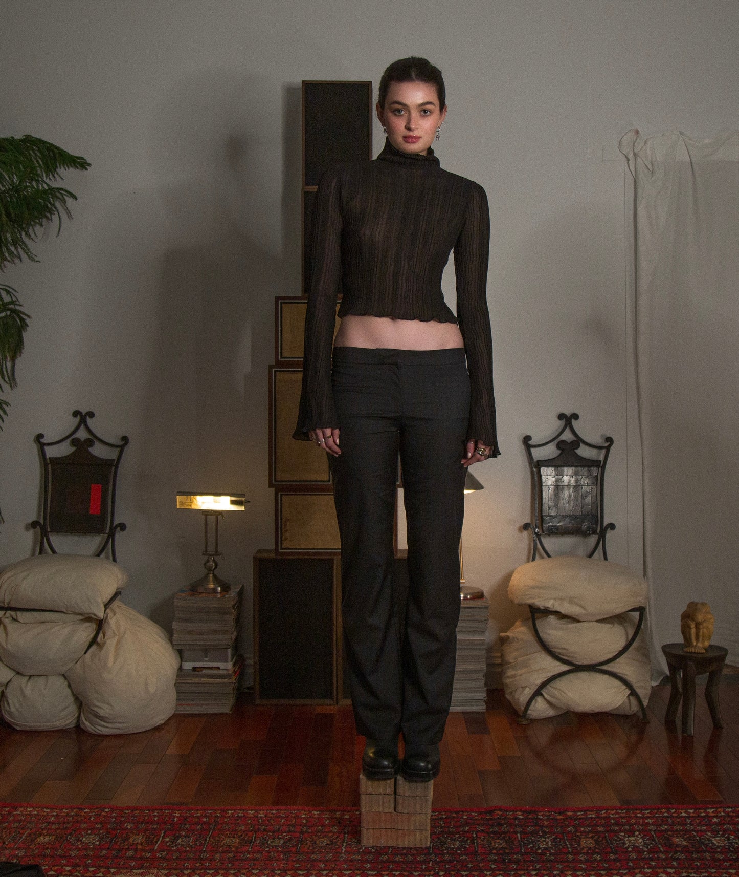 Pleated Blouse