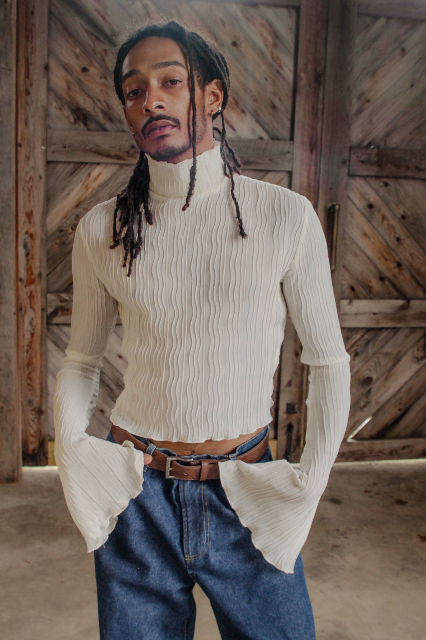 Pleated Blouse