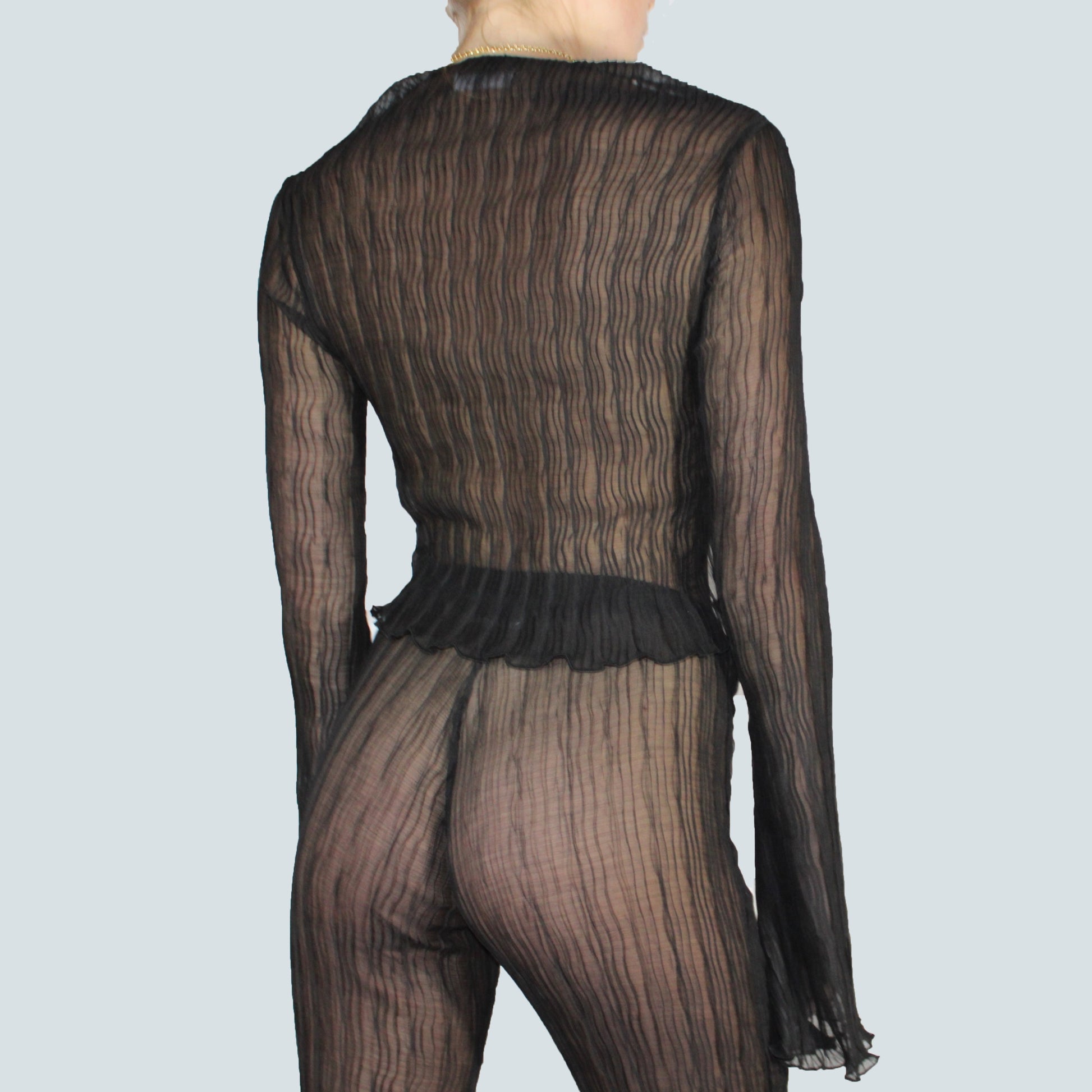 Pleated Cardigan - Négligé