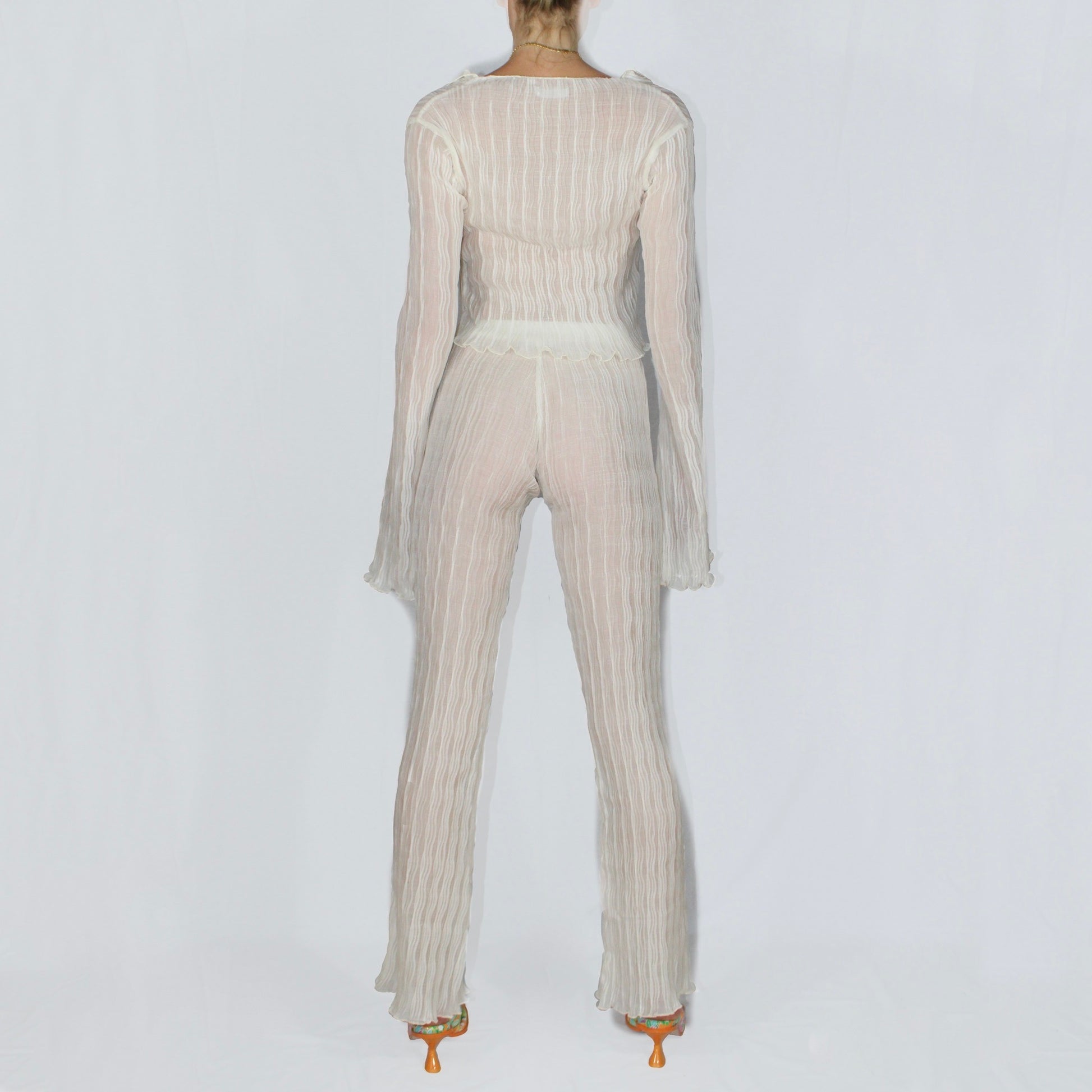 Pleated Pant - Négligé