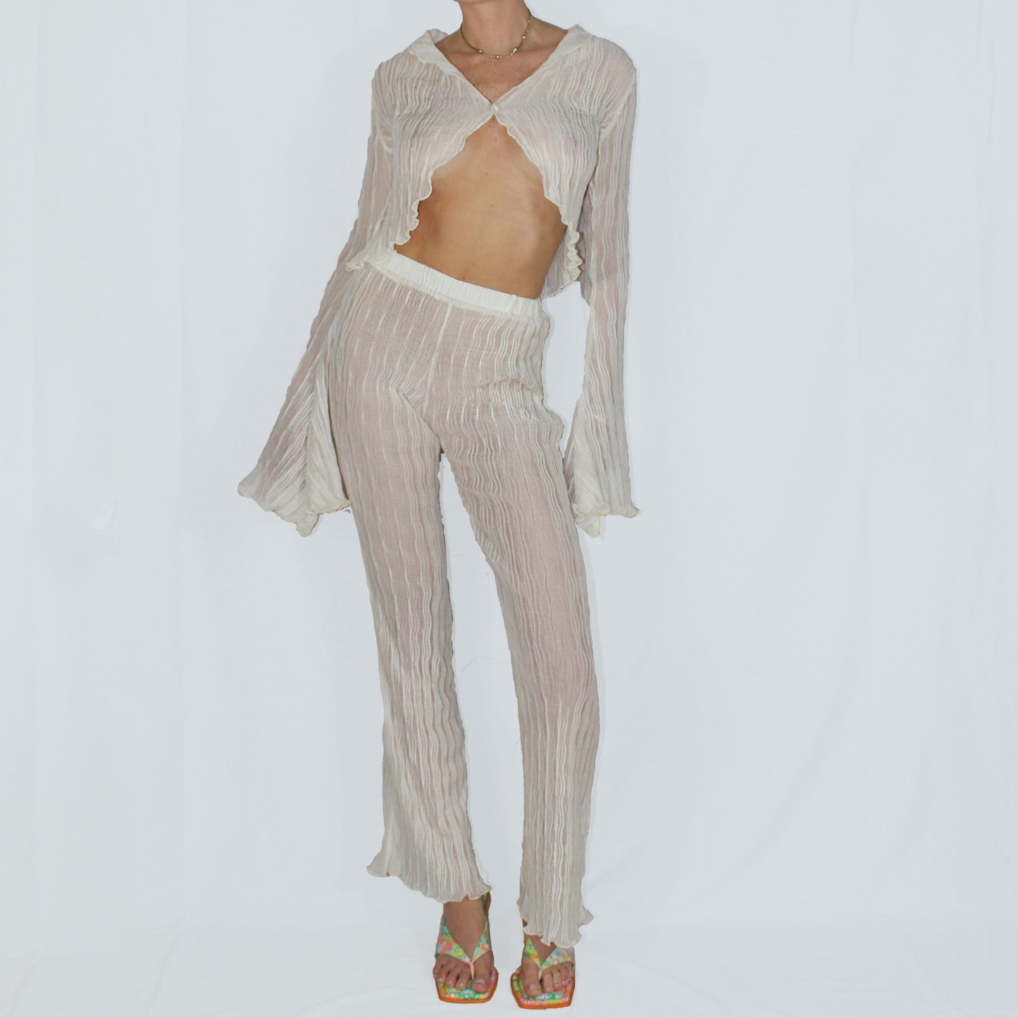 Pleated Pant - Négligé