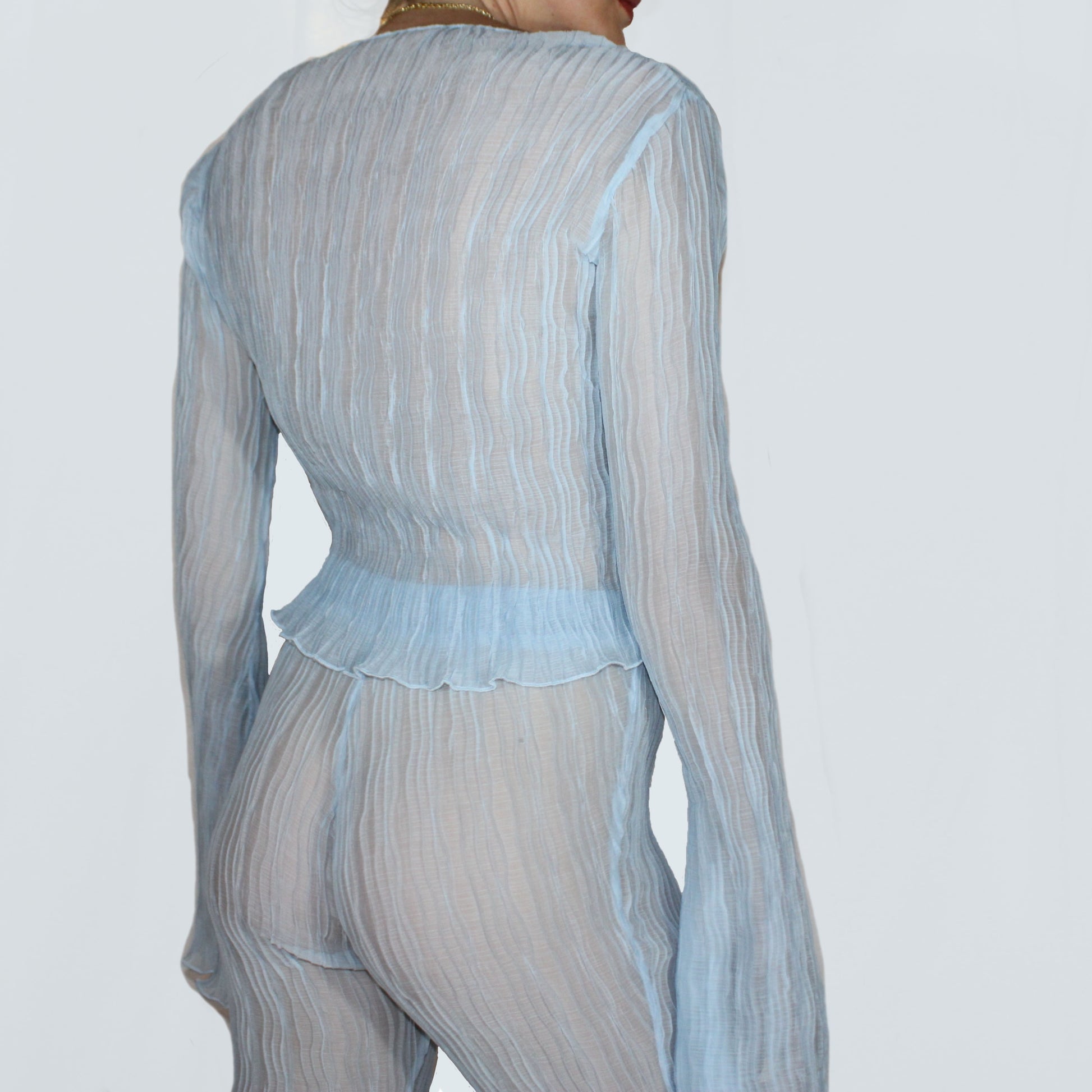 Pleated Cardigan - Négligé