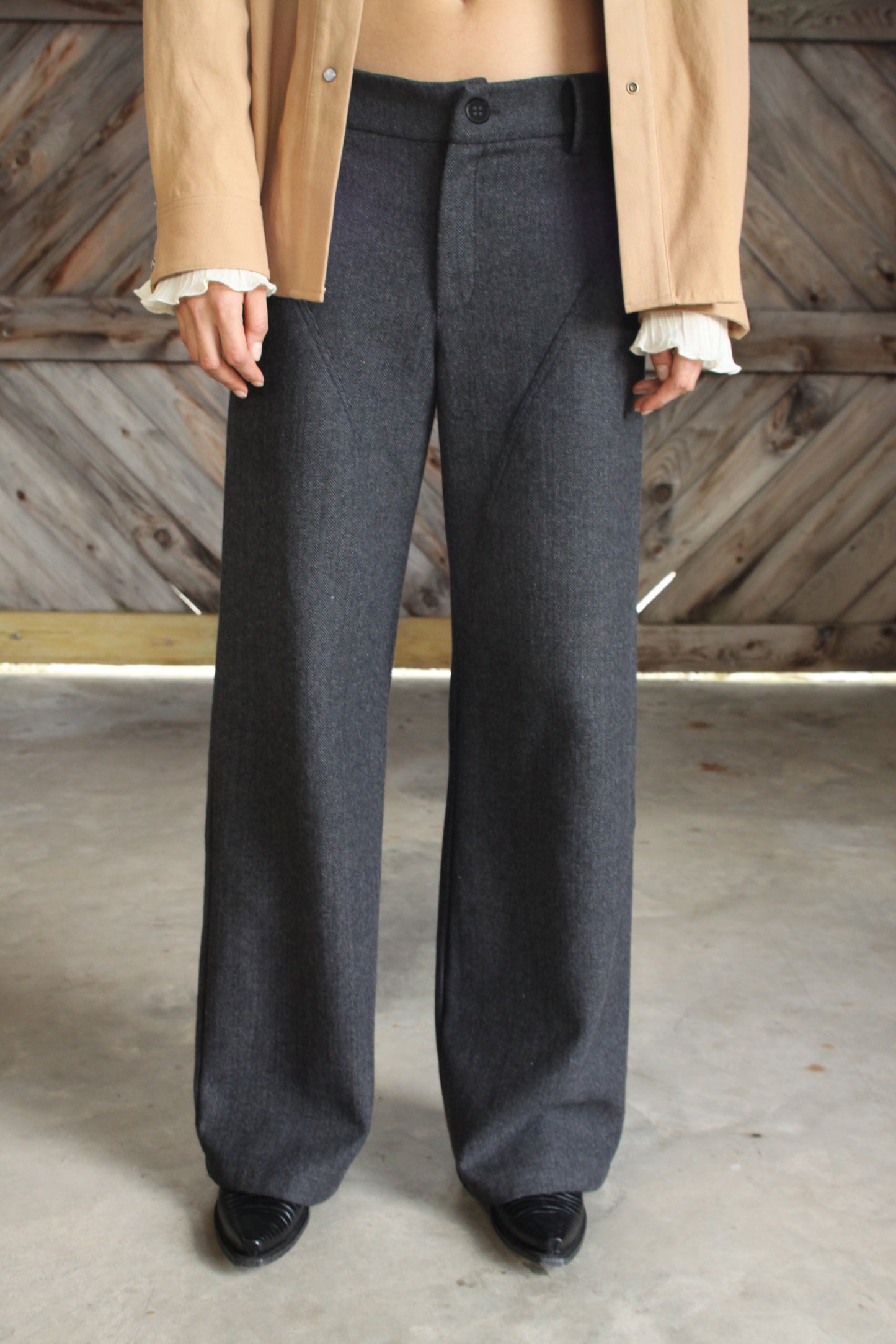 Herringbone Costa Pant