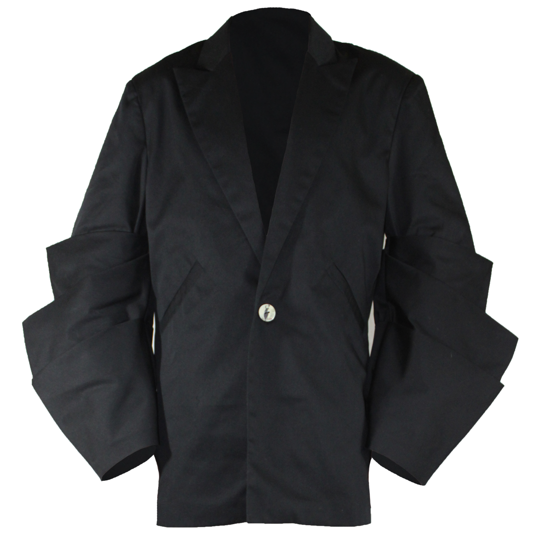 Pleated Blazer
